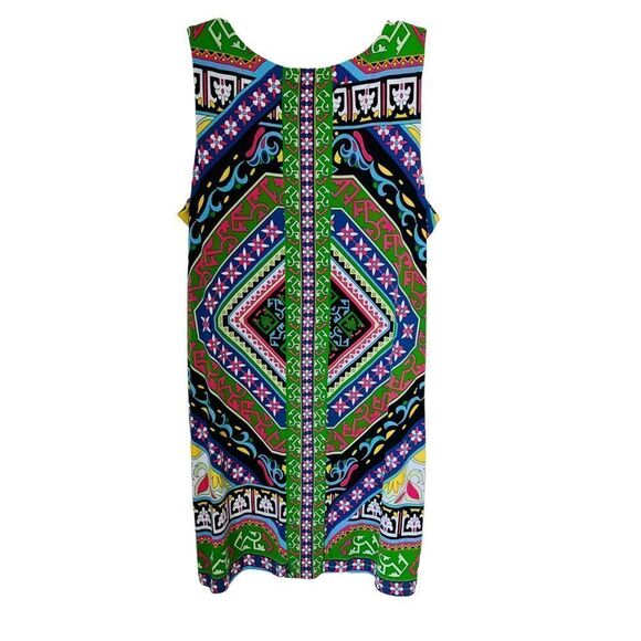 Nicole by Nicole Miller Multi color sheath Stretch Dress sx XL - Picture 2 of 5